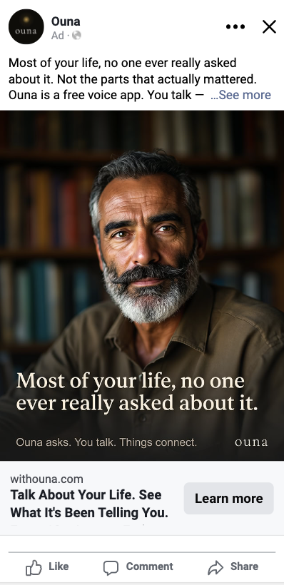Most of your life, no one ever really asked about it.