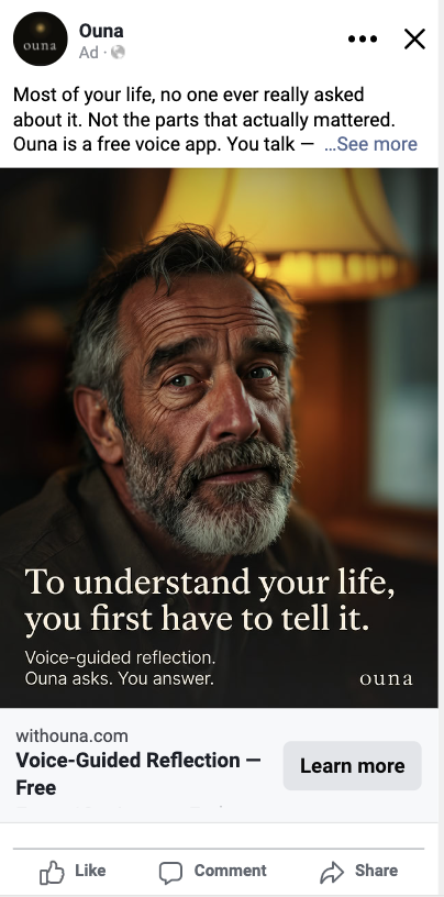 To understand your life, you first have to tell it.